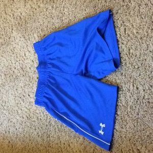 Blue under armour shorts